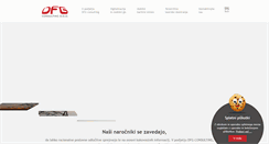 Desktop Screenshot of dfgcon.si
